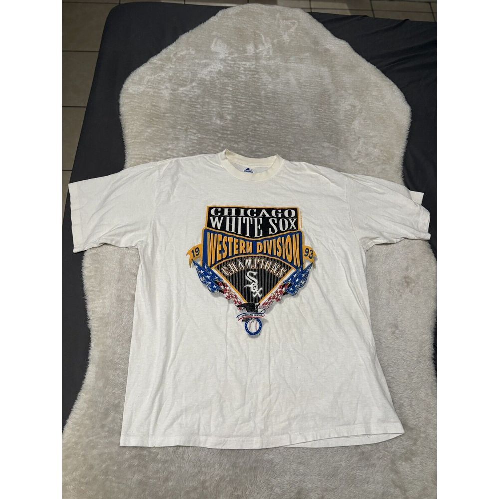 VTG Starter 1993 Chicago White Sox Western‎ Division Champions T-Shirt XL